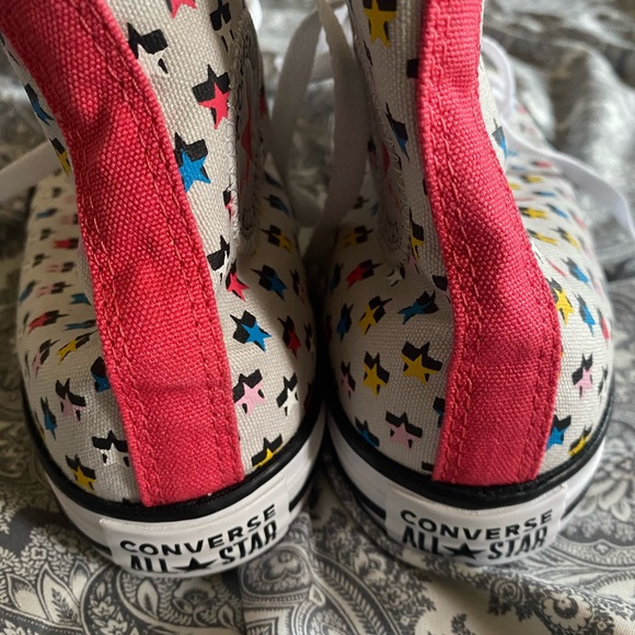 Colorful star converse size 81/2 womens - Picture 2 of 4